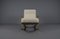 Rocking Chair en Peau de Mouton en Bois, 1950s 5