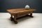 French Rustic Coffee Table in Oak, 1960s 8