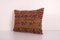 Housse de Coussin Kilim Décorative Faite Main à Motif Floral 3