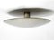 Große Sela 55 Deckenlampe aus vernickeltem Messing von Florian Schulz, 1970er 1