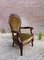 Louis XV Neo Rococo Mahogany Cabriolet Armchair, France, 1860s, Image 3