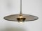 Large Height Adjustable Pendant Light in Brass from Florian Schulz, 1980s 14