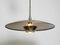 Large Height Adjustable Pendant Light in Brass from Florian Schulz, 1980s, Image 14