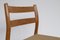 Mid-Century Model 84 Dining Chairs in Teak with Papercord Seats by Niels O. Møller for J.L. Moller, 1970s, Set of 6 8