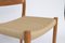 Mid-Century Model 84 Dining Chairs in Teak with Papercord Seats by Niels O. Møller for J.L. Moller, 1970s, Set of 6, Image 12