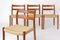 Mid-Century Model 84 Dining Chairs in Teak with Papercord Seats by Niels O. Møller for J.L. Moller, 1970s, Set of 6 2