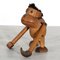 Geschnitzter Affe aus Holz, 1950er 2