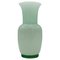 Italian Incamiciato Green Murano Glass Vase by Tommaso Buzzi for Venini, 1985 1
