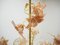 Mid-Century Flowers Chandelier in Glass and Brass, 1960s, Image 5