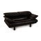 Black Leather Alanda Two Seater Sofa by Paolo Piva for B&b Italia / C&b Italia 3