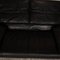 Black Leather Alanda Two Seater Sofa by Paolo Piva for B&b Italia / C&b Italia 5
