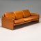 Cognac Leather Ds-61 Sofa from De Sede, 1970s, Image 2
