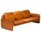 Cognac Leather Ds-61 Sofa from De Sede, 1970s, Image 1