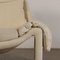 Italian Lounge Chair with Footrest from Saporiti, 1970s, Set of 2 4