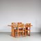Pine Dining Table and Chairs, Sweden, 1970s, Set of 5, Image 2