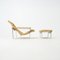 Pulkka Lounge Chair with Ottoman by Ilmari Lappalainen for Asko, 1960s, Set of 2, Image 38