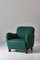 Elm & Fabric Model 1565 Lounge Chair from Fritz Hansen, 1940s 5