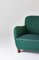 Elm & Fabric Model 1565 Lounge Chair from Fritz Hansen, 1940s 7