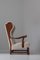 Danish Wingback Lounge Chairs in Sheepskin & Oak, 1940s, Set of 2, Image 13