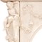 French Louis XV Style White Marble Fireplace with Cupids, 1800s 9