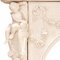 French Louis XV Style White Marble Fireplace with Cupids, 1800s, Image 9