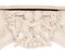 French Louis XV Style White Marble Fireplace with Cupids, 1800s 5