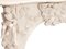 French Louis XV Style White Marble Fireplace with Cupids, 1800s 7