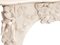 French Louis XV Style White Marble Fireplace with Cupids, 1800s, Image 7