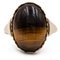 Vintage 9K Yellow Gold Ring with Tiger Eye, 1970s 3