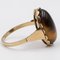 Vintage 9K Yellow Gold Ring with Tiger Eye, 1970s 4