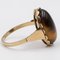 Vintage Ring aus 9 Karat Gelbgold mit Tigerauge, 1970er 4