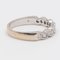 Vintage 18K White Gold Ring with Diamonds, 1960s, Image 4