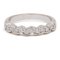 Vintage 18K White Gold Ring with Diamonds, 1960s, Image 1