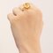 Vintage 14K Yellow Gold Cocktail Ring with Citrine, 1960s 14