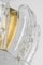 Flushmount pequeño de cristal de Murano atribuido a Doria, Alemania, años 60, Imagen 6