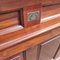 Mahogany Yew Writing Desk with 6 Drawers 8