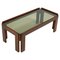 Vintage Italian Coffee Table in Wood and Glass by Afra & Tobia Scarpa for Cassina, 1960s 1