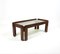 Vintage Italian Coffee Table in Wood and Glass by Afra & Tobia Scarpa for Cassina, 1960s, Image 4