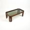 Vintage Italian Coffee Table in Wood and Glass by Afra & Tobia Scarpa for Cassina, 1960s, Image 5