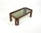 Vintage Italian Coffee Table in Wood and Glass by Afra & Tobia Scarpa for Cassina, 1960s 8