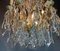 Large Baccarat Style Crystal and Brass Chandelier 4