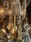Large Baccarat Style Crystal and Brass Chandelier, Image 3