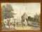 Artista olandese, Stampa ottica con miniatura, Amsterdam, XVIII secolo, Acquaforte, Incorniciato, Immagine 3
