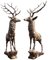 Life-Size Stags, 1980s, Bronze, Set of 2, Image 8