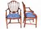 Vintage English Hepplewhite Revival Dining Chairs, 1990s, Set of 18, Image 2
