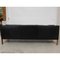 Vintage 2213 Drei-Sitzer Sofa aus patiniertem schwarzem Leder von Børge Mogensen für Fredericia 15