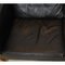 Sofá de tres plazas 2213 vintage de cuero negro patinado de Børge Mogensen para Fredericia, Imagen 9