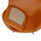 Egg Chair in Whisky Nevada Aniline Leather by Arne Jacobsen for Fritz Hansen, 2000s, Image 6