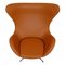 Egg Chair in Whisky Nevada Aniline Leather by Arne Jacobsen for Fritz Hansen, 2000s, Image 5