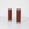 Leather Floor Ashtrays, 1960s, Set of 2, Image 1